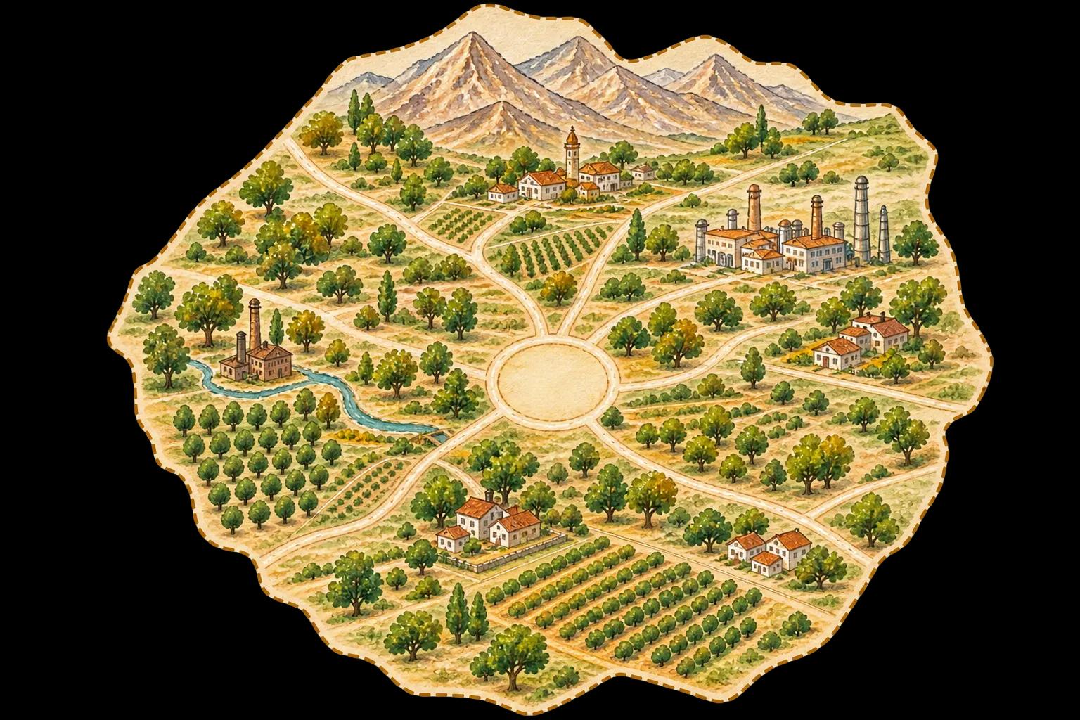 نقشه تصویری زرندیه