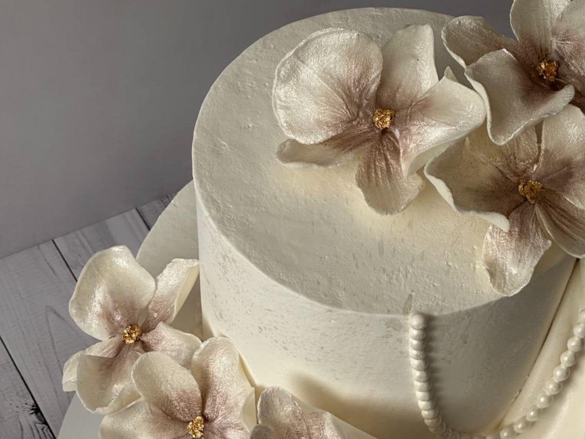Sweet cake vanilla